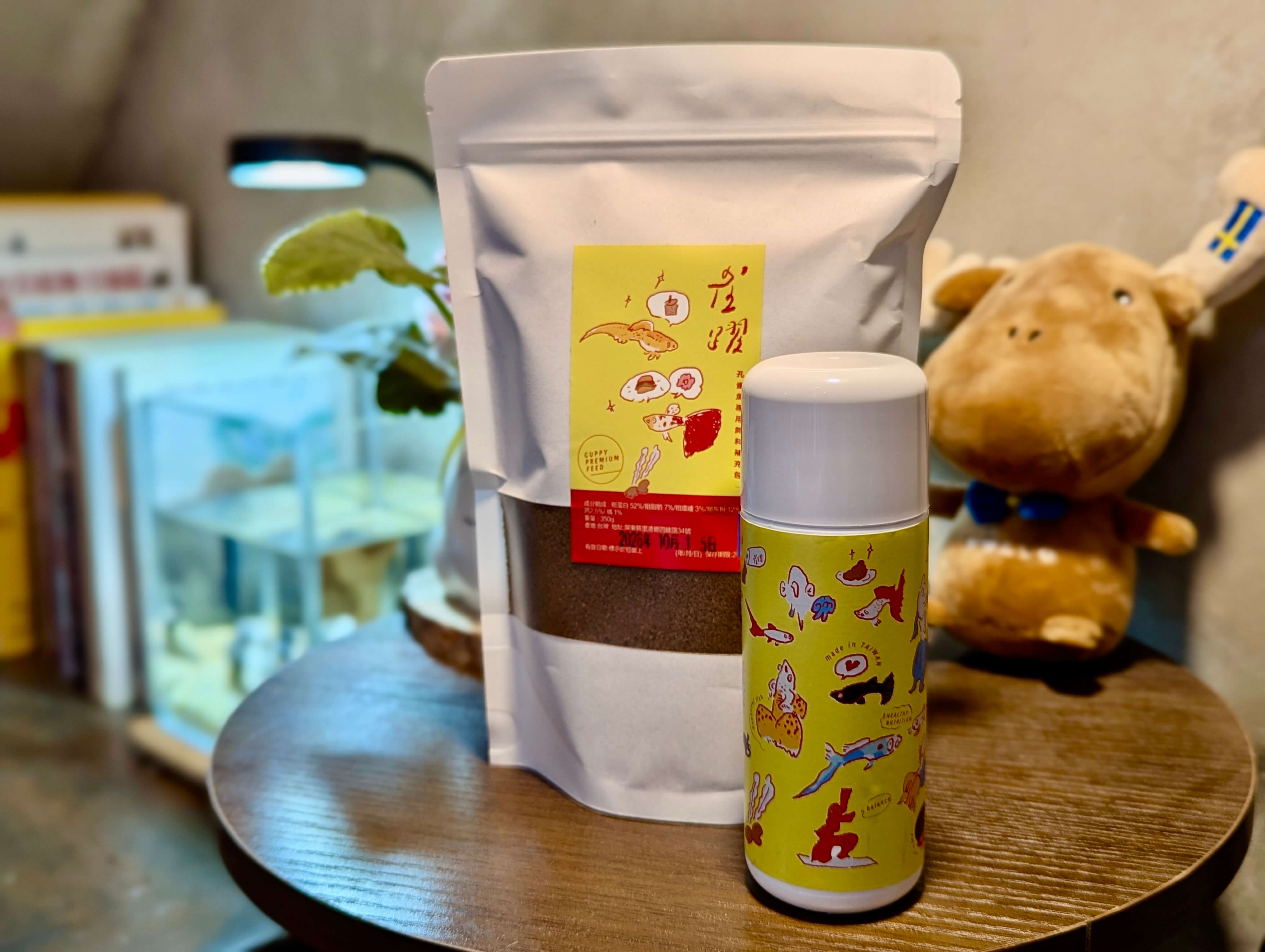 雀躍孔雀魚飼料 70g｜宇魚水族