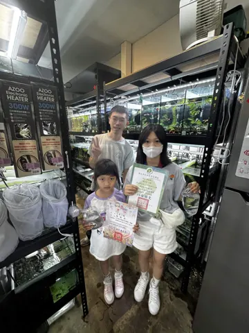 宇魚水族換鬥魚活動來店紀念照片 041